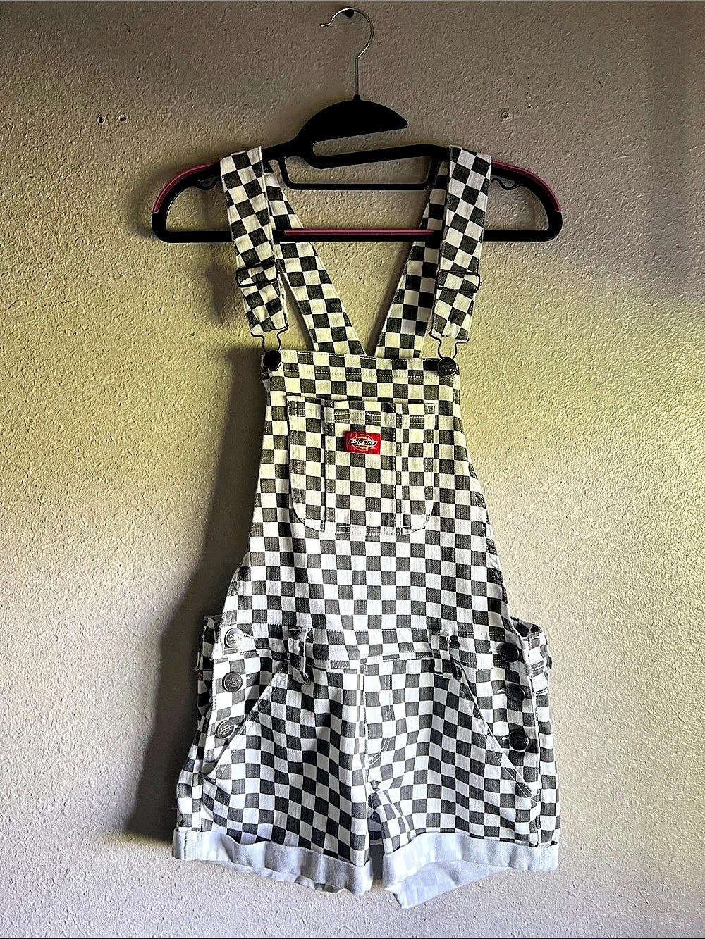 Dickies Checkered Bib Overalls